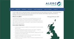 Desktop Screenshot of alerc.org.uk